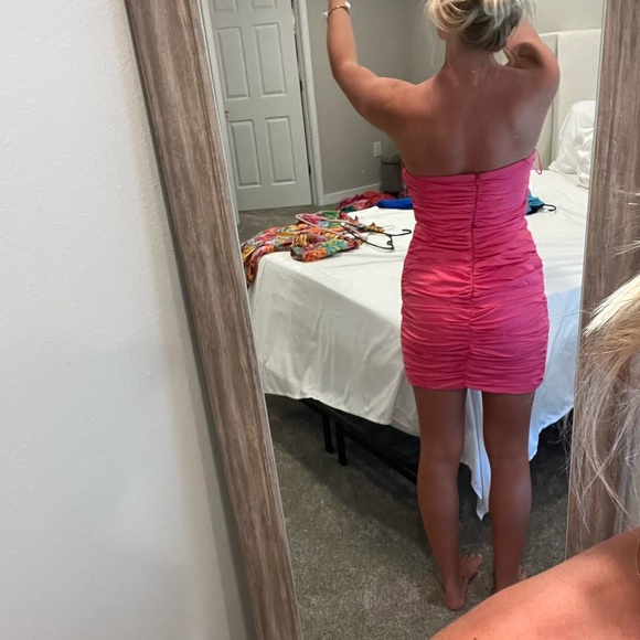 DOBE strapless mini dress - Picture 2 of 3